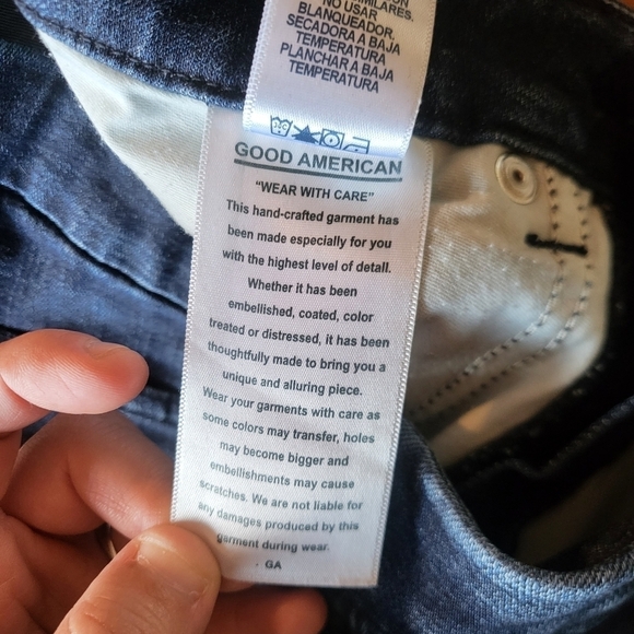 EUC Good American Good Legs High Rise Skinny Jeans Size 4 style GL103T - Picture 9 of 13